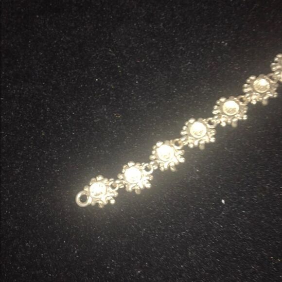 Sterling Flower Bracelet  - Picture 6 of 6